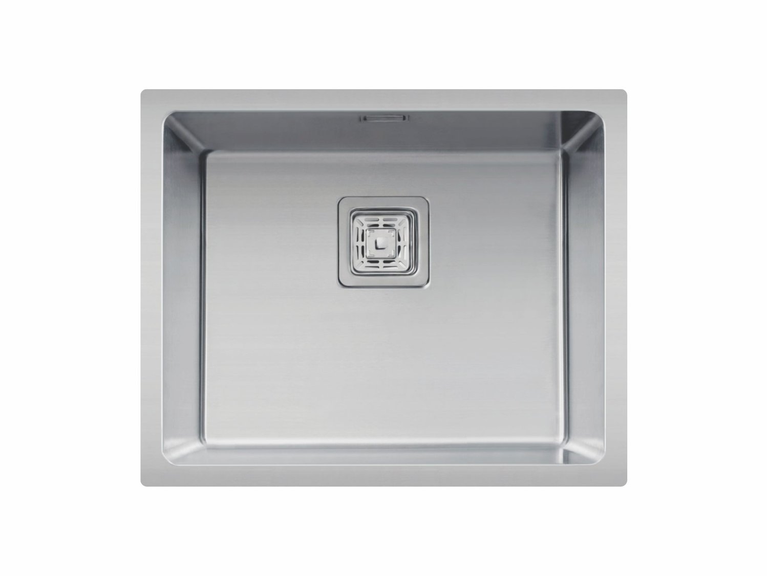 Cuba Inox Fosca Escovada 50x40x20cm Squar...