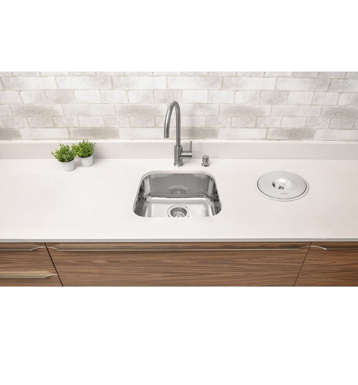 Cuba Inox Tramontina Basic 40x34x14cm Aço...