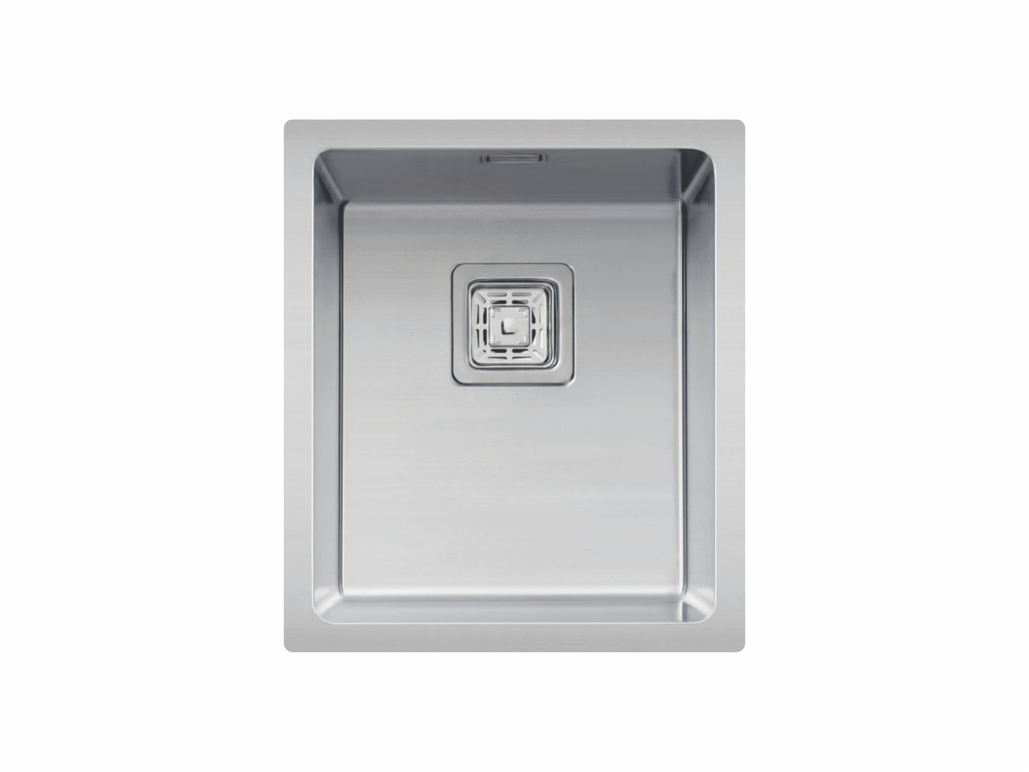 Cuba Inox Fosca Escovada 34x40x20cm Squar...