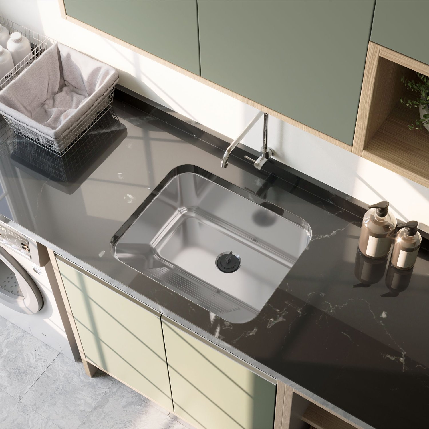Tanque Inox Ghelplus 50x40x21cm Acetinado...
