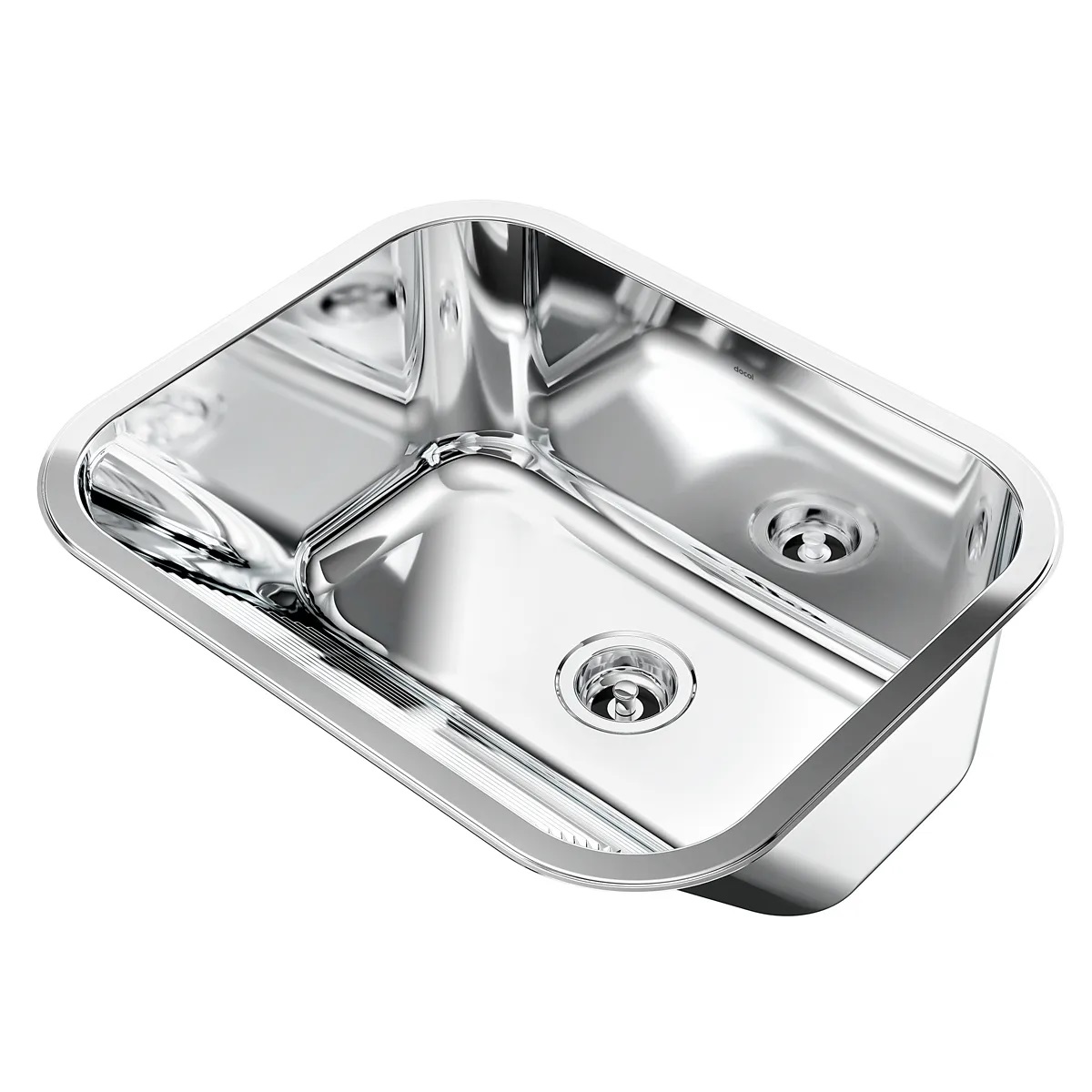 Tanque Inox Docol Pequeno 40x40x23cm Alto...