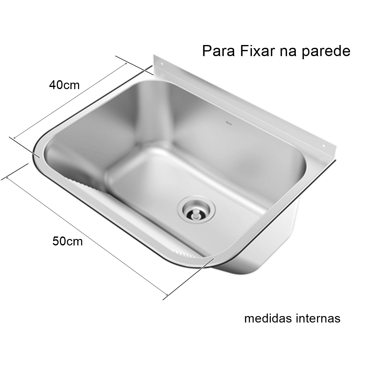 Tanque Inox Docol Para Fixar na Parede 50...