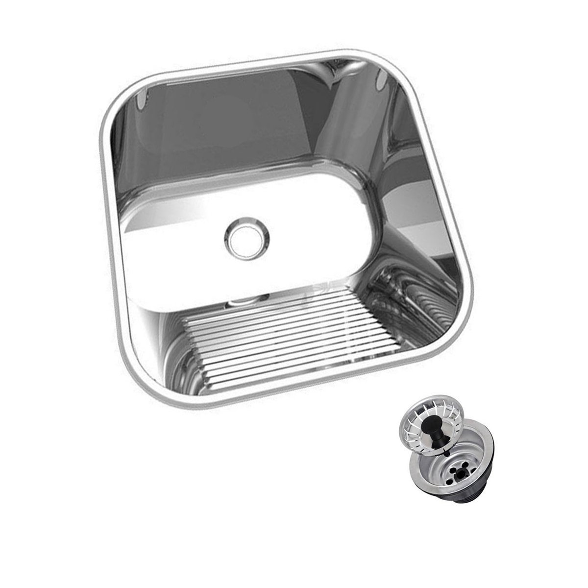 Tanque Inox Pequeno Tecnocuba 40x34x19cm ...