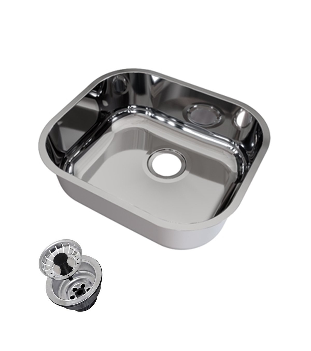 Cuba Inox Tecnocuba N3 40x34x14cm Alto Br...
