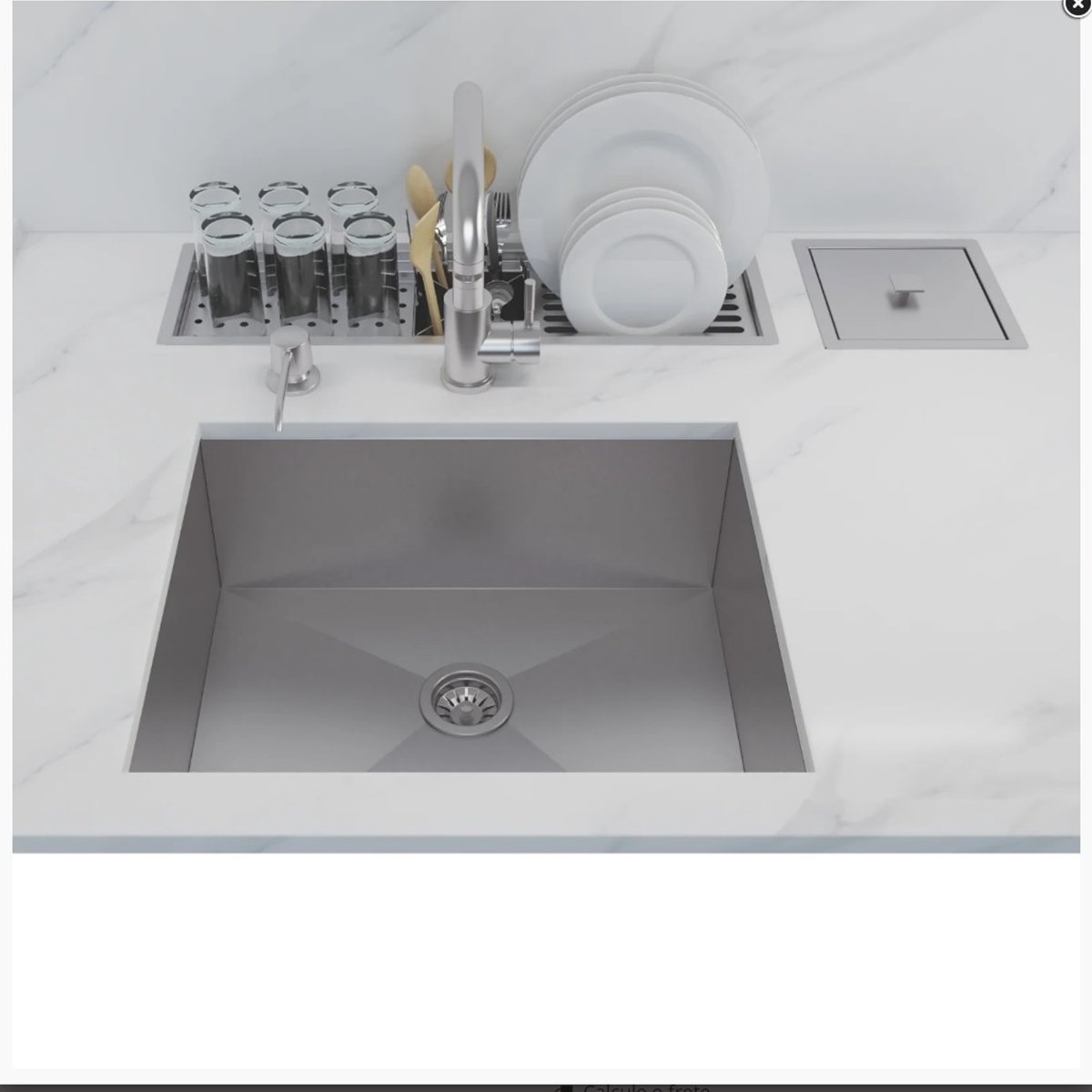 Canal Equipado Com Calha 62cm Completa Co...
