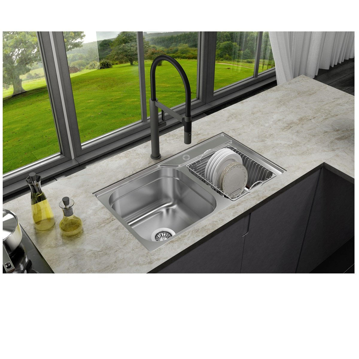 Cuba Inox Dupla Debacco Funzionale 228