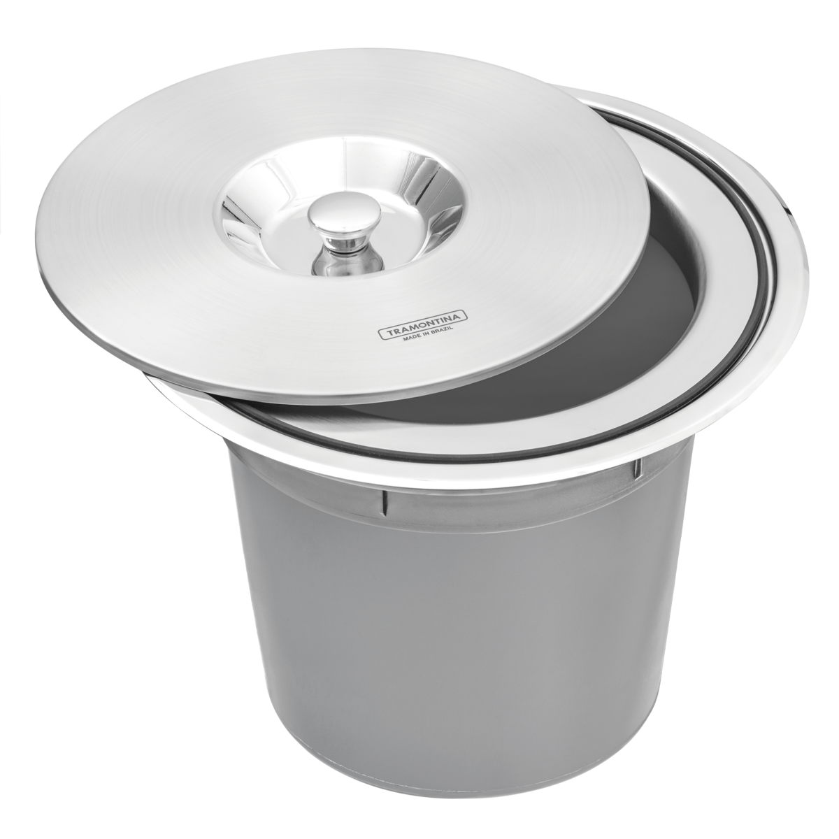 Lixeira de Embutir Tramontina Clean Round...