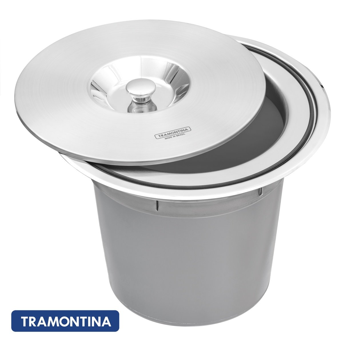 Lixeira de Embutir Tramontina Clean Round...