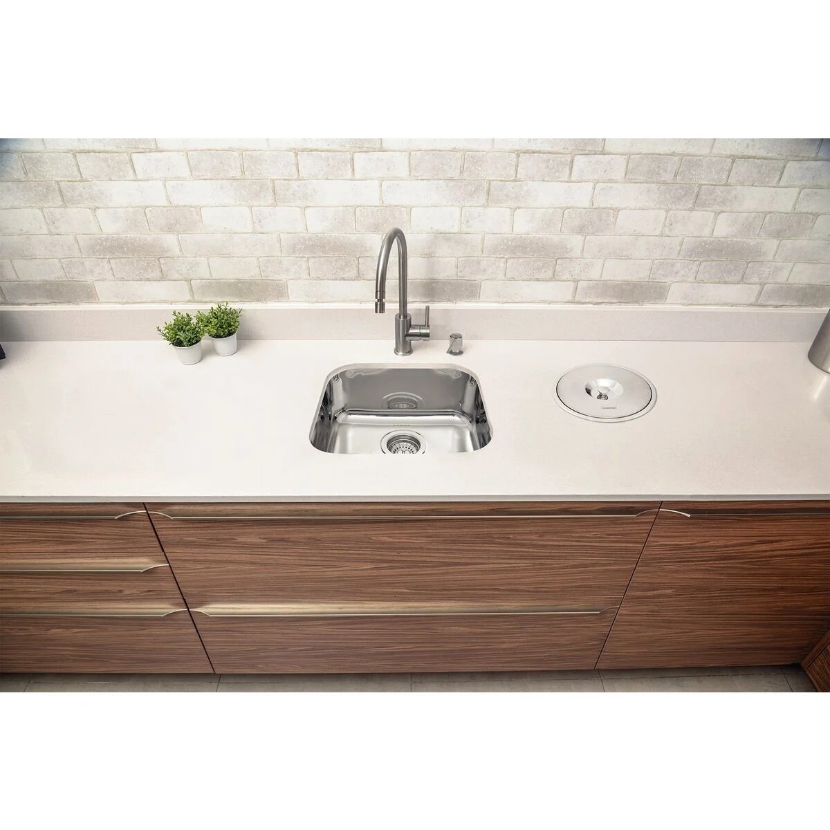 Cuba Inox Tramontina 40x34x17cm Com Válvu...