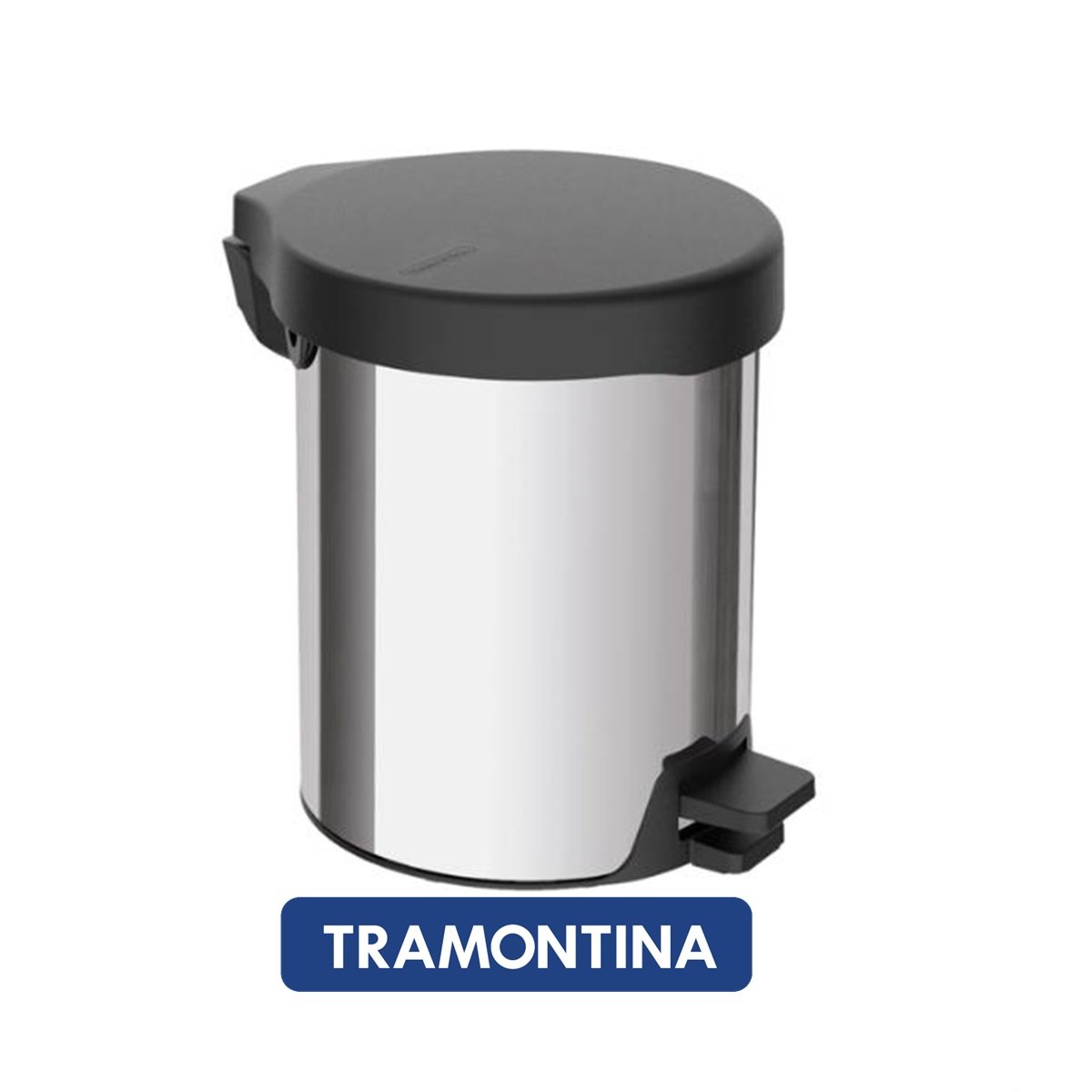 Lixeira com Pedal Aço Inox New 5 litros T...