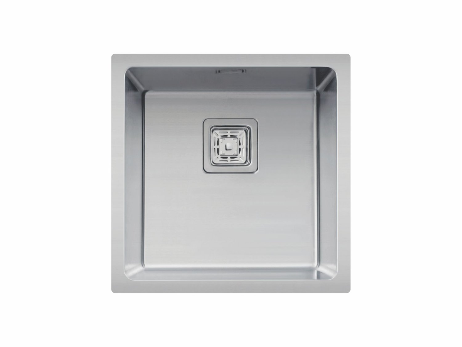 Cuba Inox Fosca Escovada 40x40x20cm Squar...