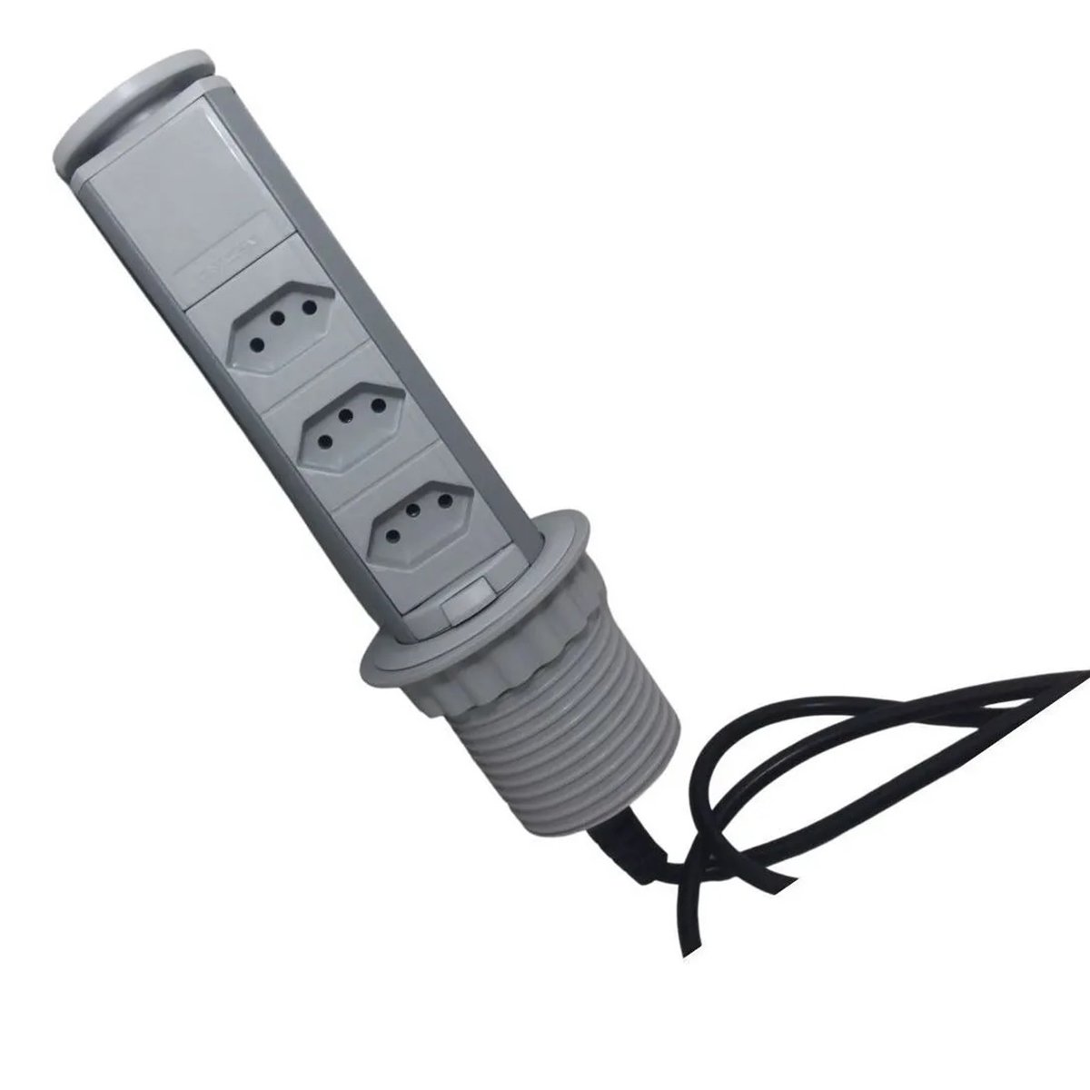 Torre de Tomadas Cinza Manual Multiplug R...