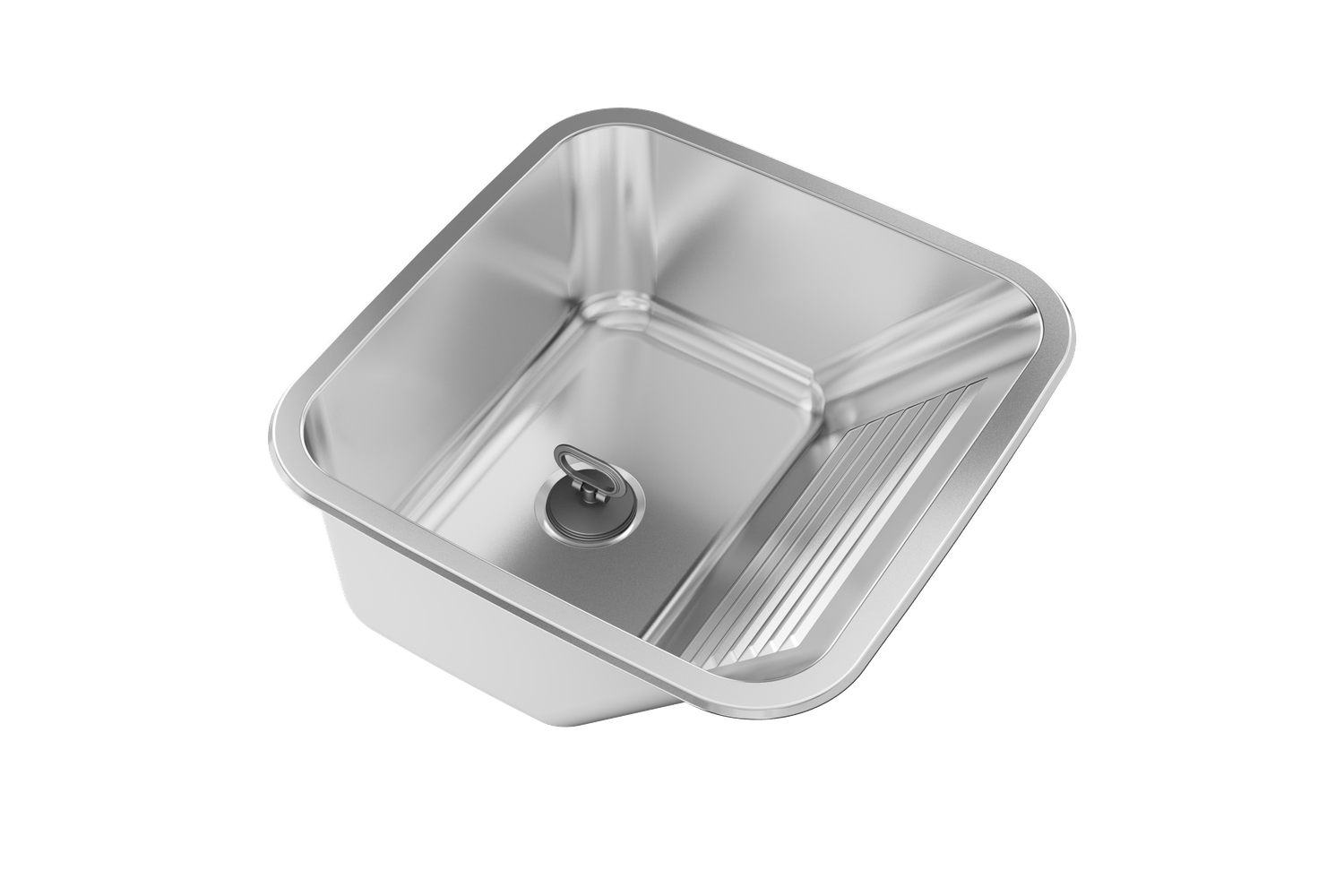 Tanque Inox Ghelplus 50x40x21cm Acetinado...