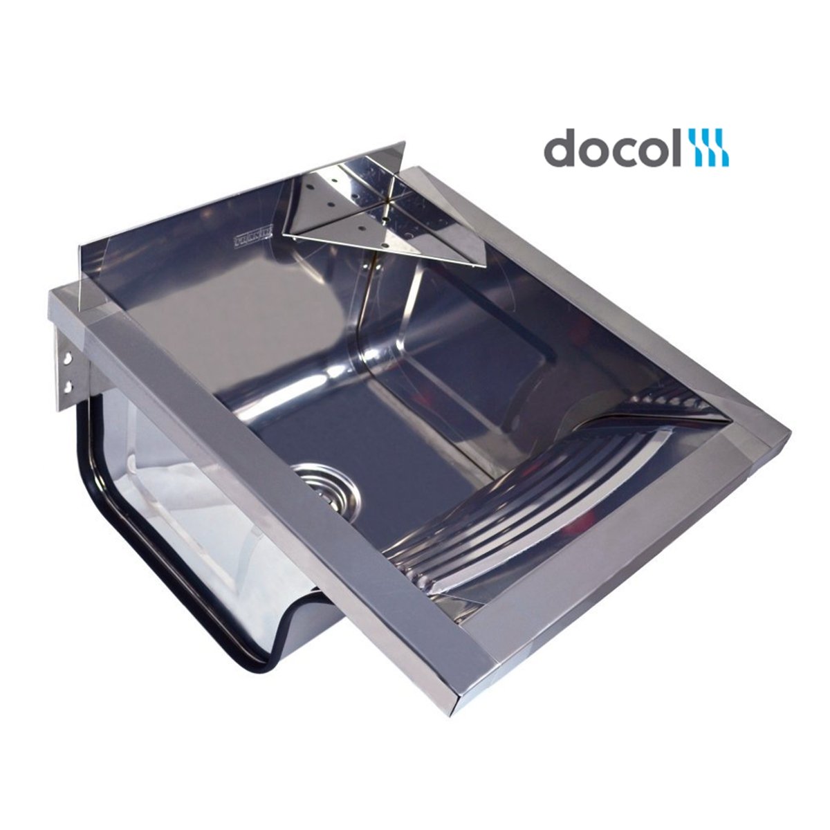Tanque Inox Docol Reto 44x48cm Para Fixar...