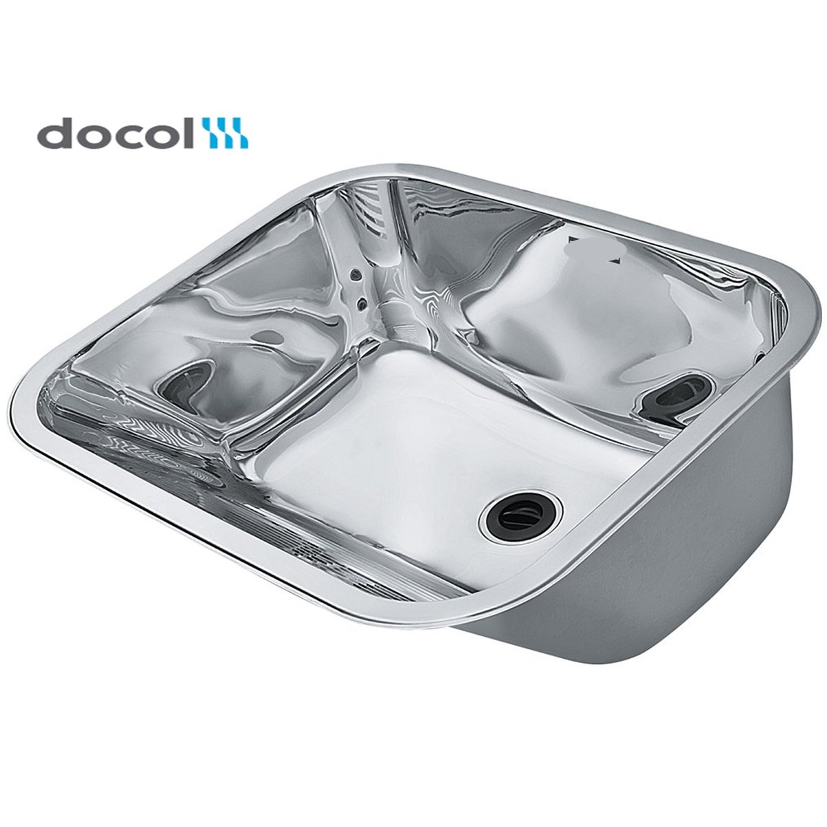 Tanque Inox Monobloco Docol 55x45x23cm Al...