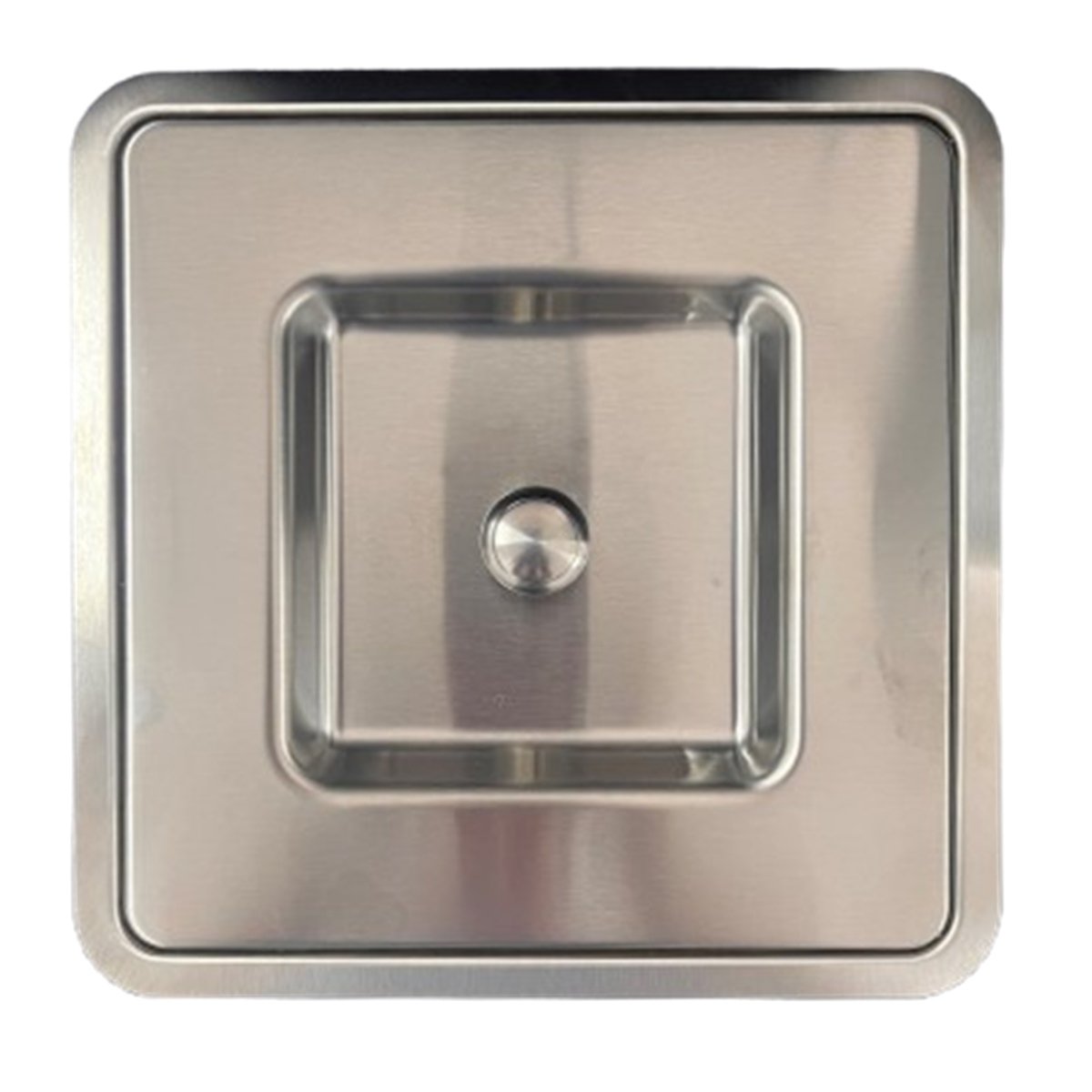 Lixeira Inox Quadrada 5 litros de Embutir...
