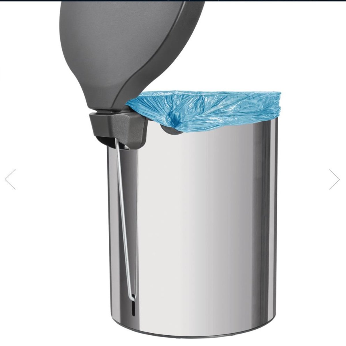 Lixeira com Pedal Aço Inox New 12 Litros ...