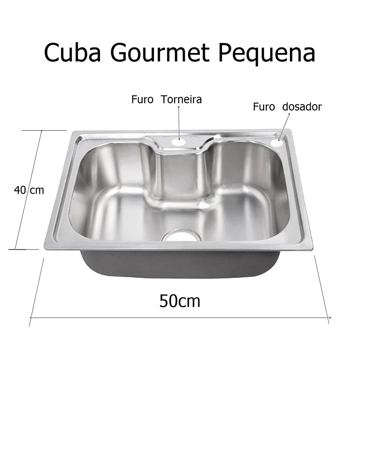 Cuba Cozinha Gourmet Pequena 50x40cm Com ...