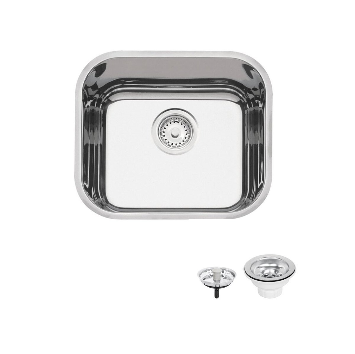 Cuba Inox Tramontina 40x34x17cm Com Válvu...