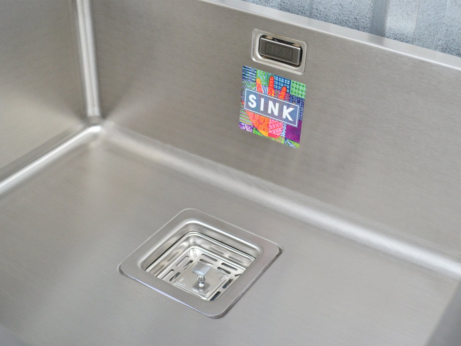 Cuba Inox Fosca Escovada 34x40x20cm Squar...