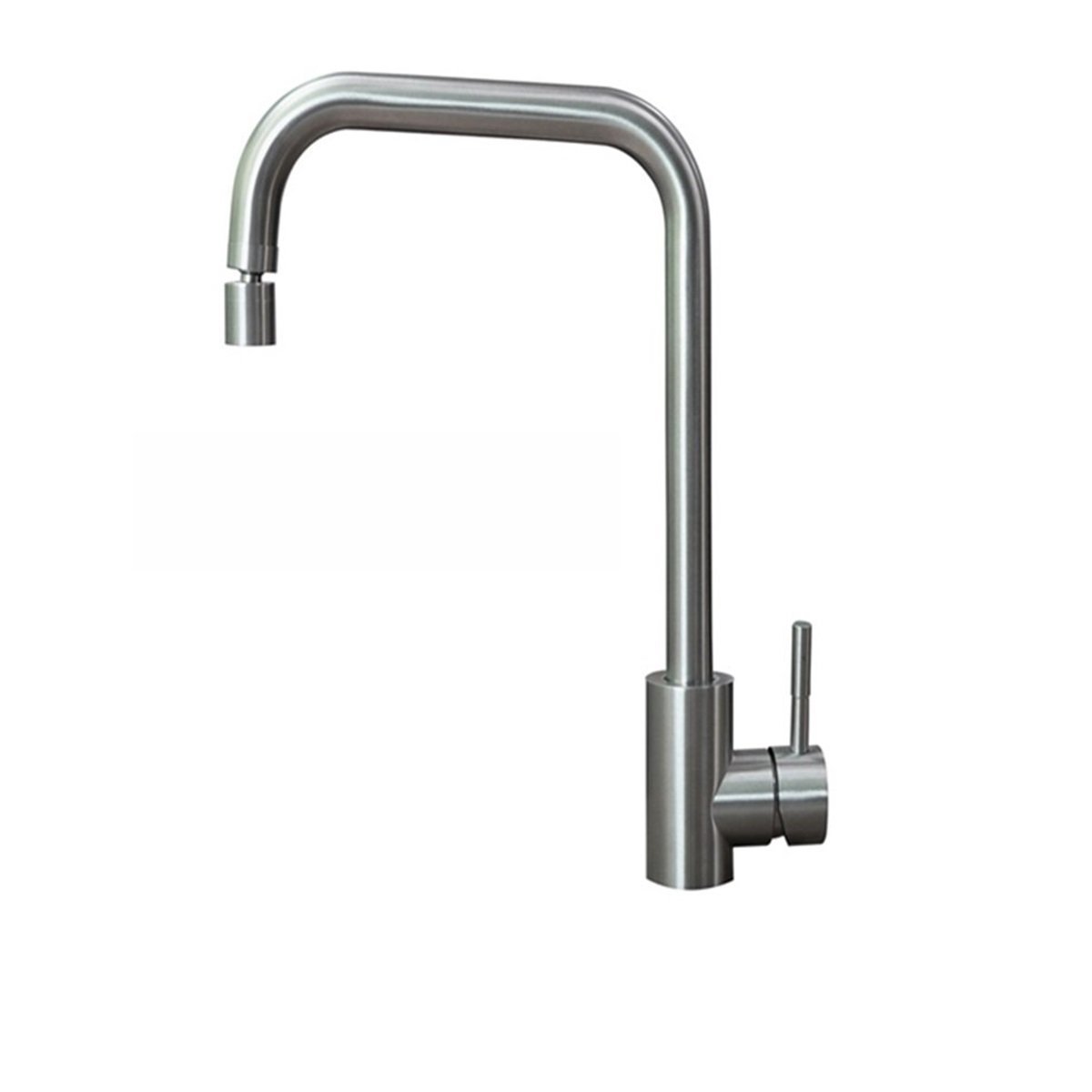 Torneira Monocomando Em Aço Inox Escovado...