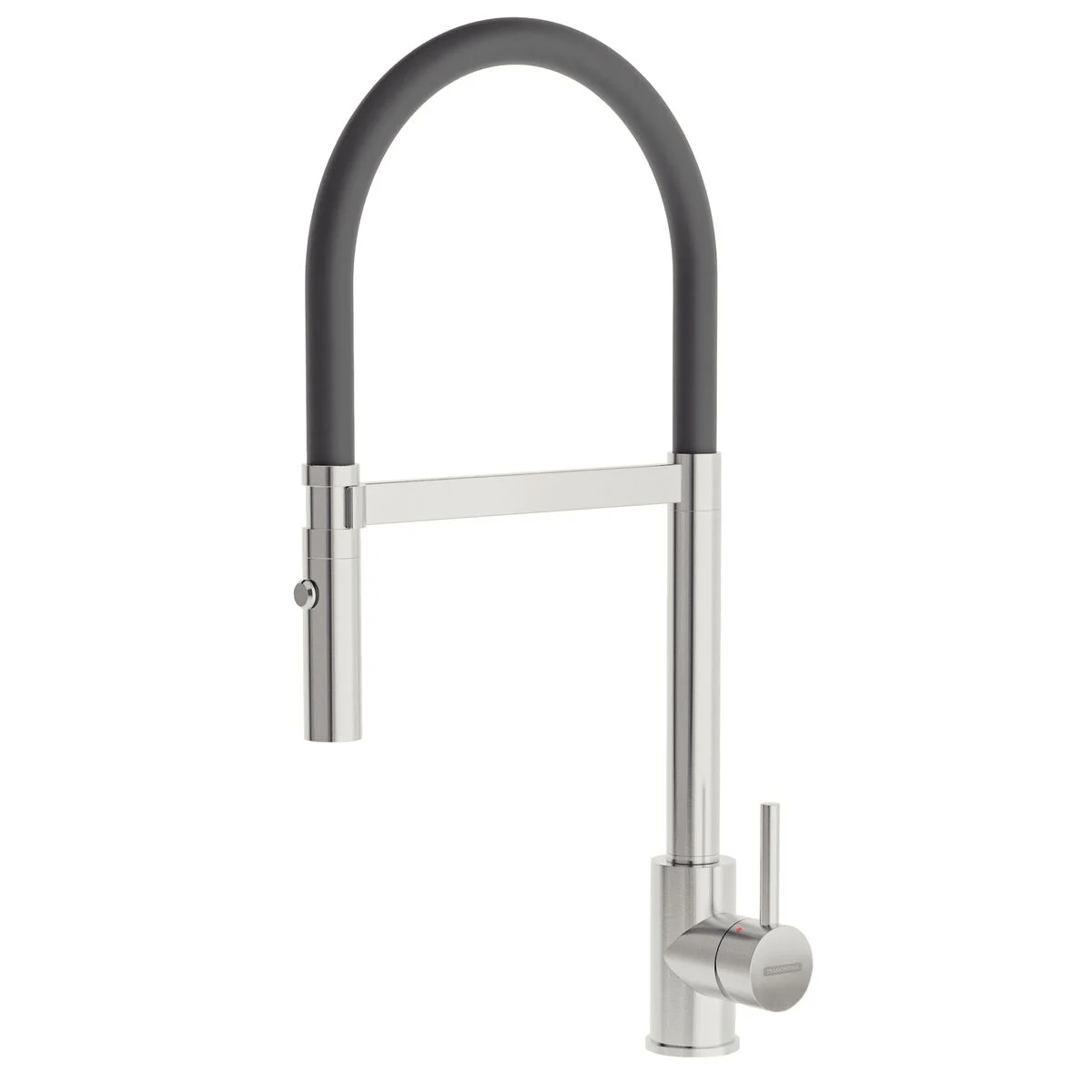 Torneira Monocomando Inox Versatile Black...