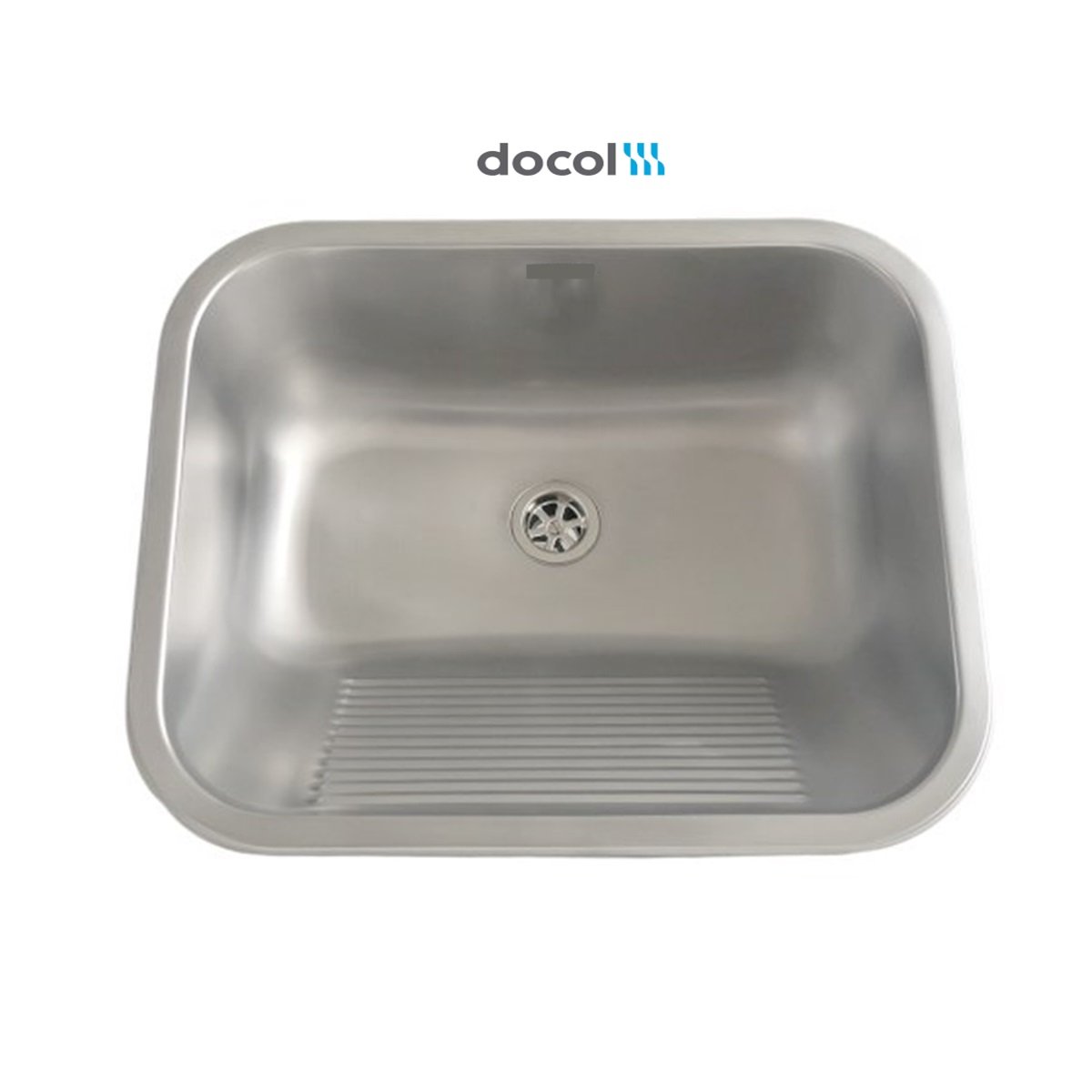 Tanque Inox Monobloco Docol 55x45x23cm Fo...