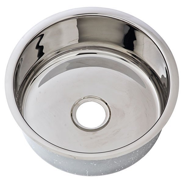 Cuba Inox Sobrepor e Embutir Redonda 25cm...