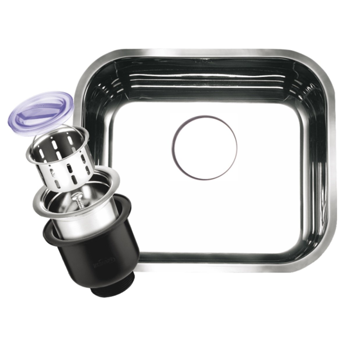 Cuba Inox Cozinha 40x34x14cm Válvula Ecol...