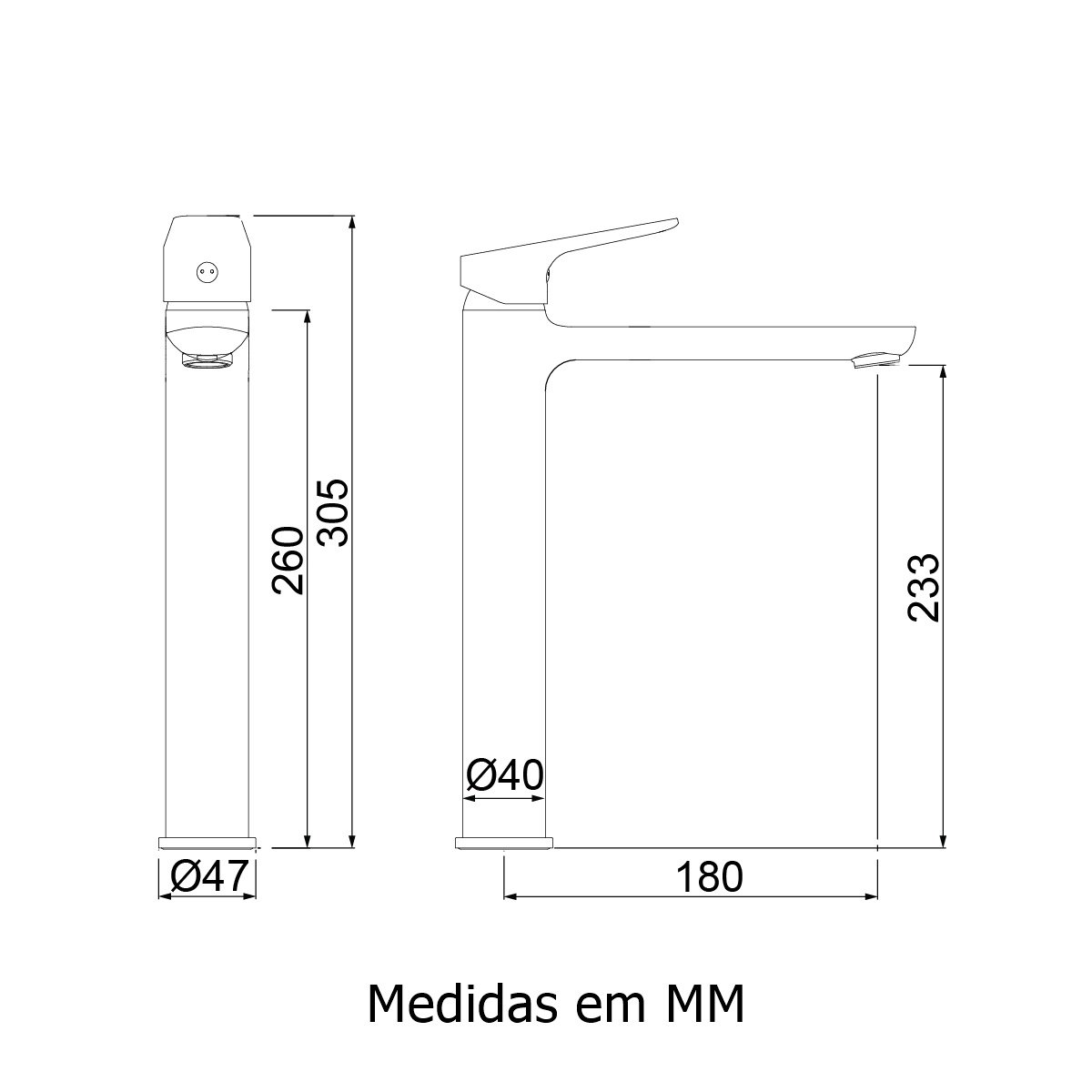 Torneira Monocomando Lavabo Loren Mix 287...